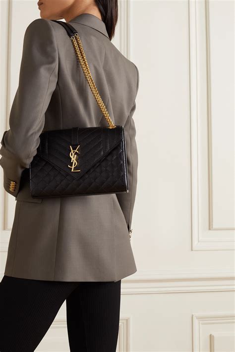 ysl envelope bag medium review|YSL crocodile envelope bag.